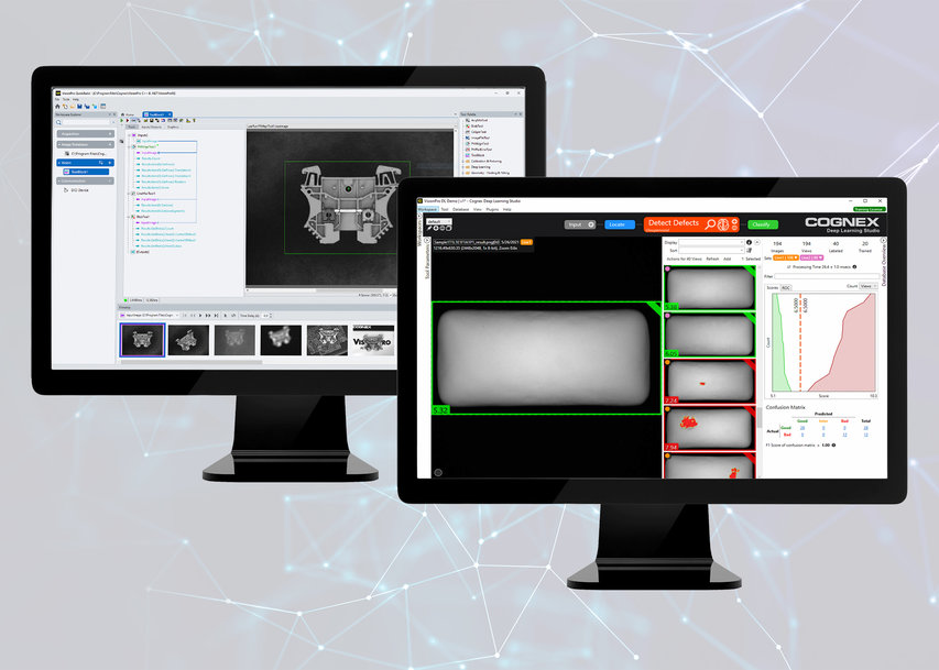 Il software Cognex VisionPro abbatte le barriere tra il deep learning e la visione tradizionale